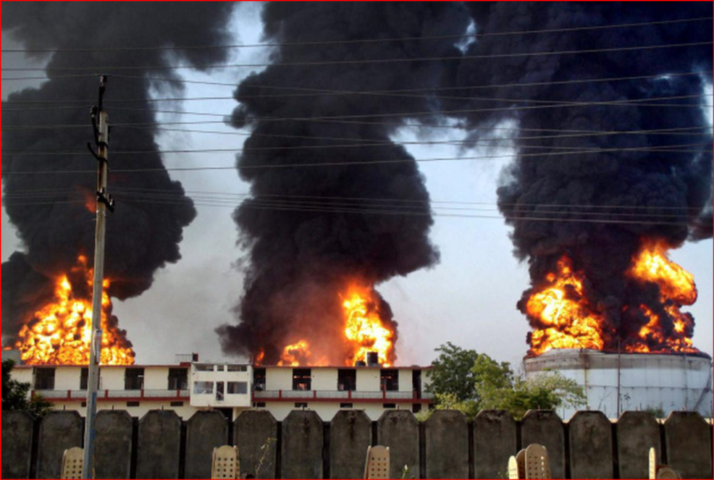 indian oil refinery plant