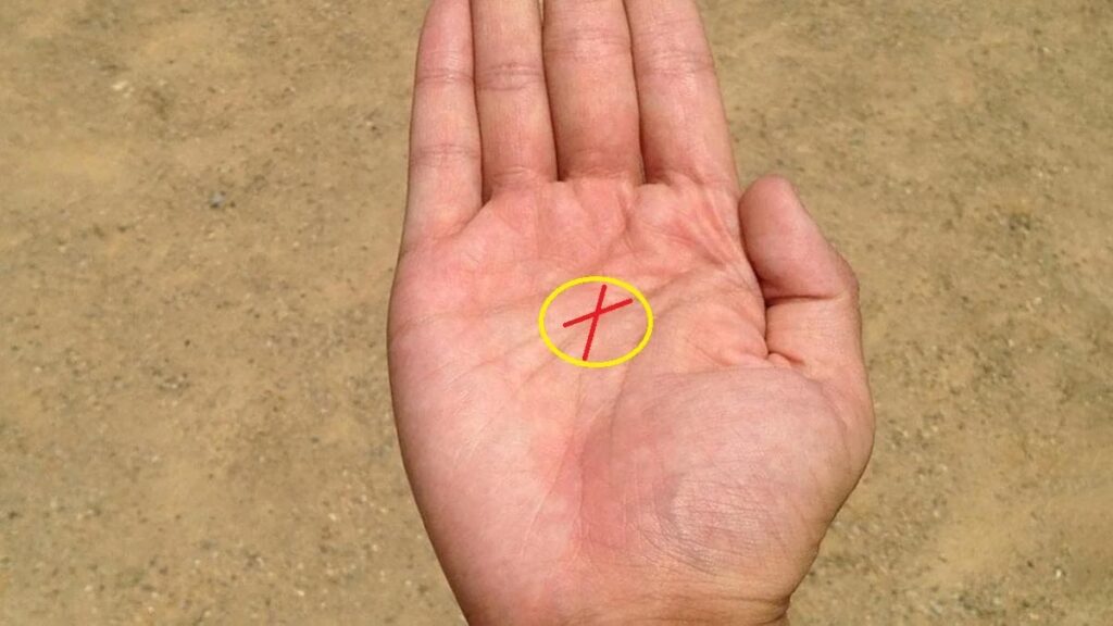 Box Mark On Palm