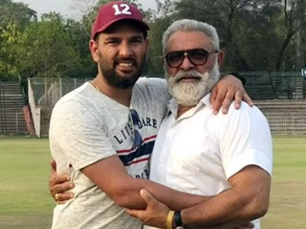 yograj singh WITH YUVRAJ SINGH